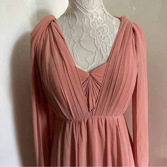 Jenny Yoo Annabelle Bridesmaid Dress in Begonia Pink sz 2 - Picture 5 of 11